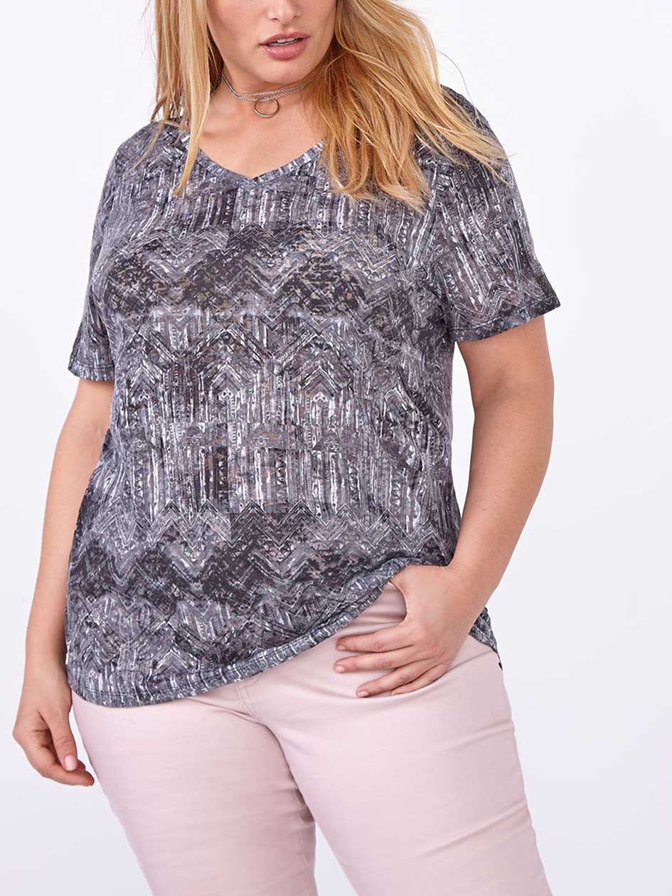 Shaped Fit Printed T-Shirt Shaped Fit Printed T-Shirt