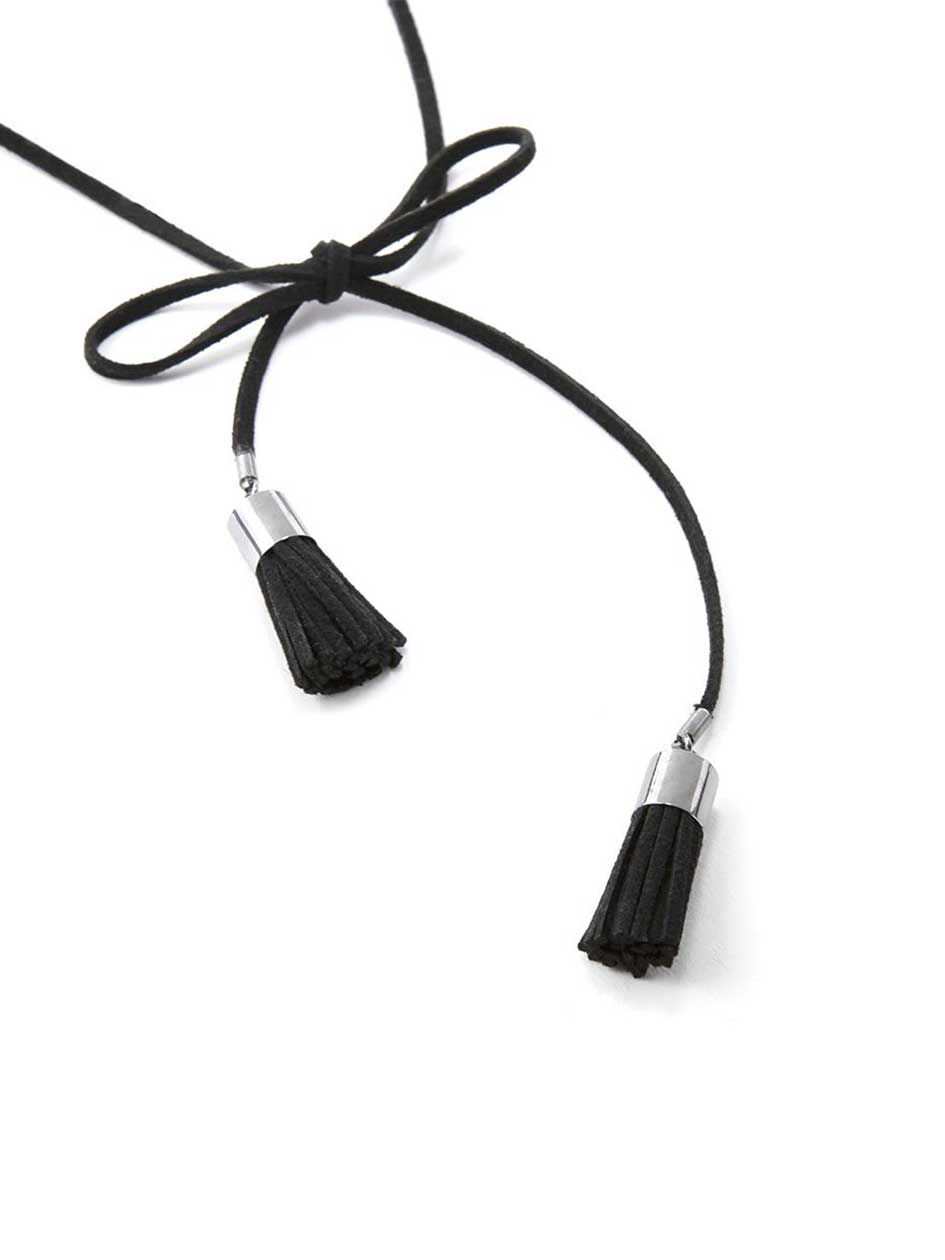 Long Wrap Necklace with Tassels Long Wrap Necklace with Tassels