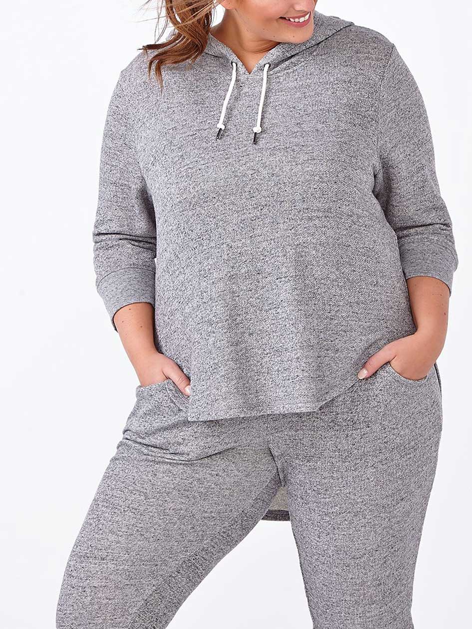Athleisure - Plus-Size Hooded Pullover Athleisure - Plus-Size Hooded Pullover