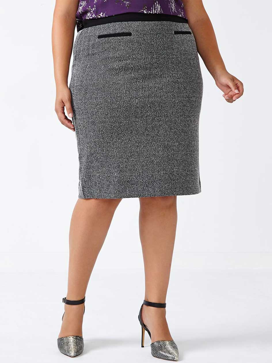 Patterned Pencil Skirt Patterned Pencil Skirt
