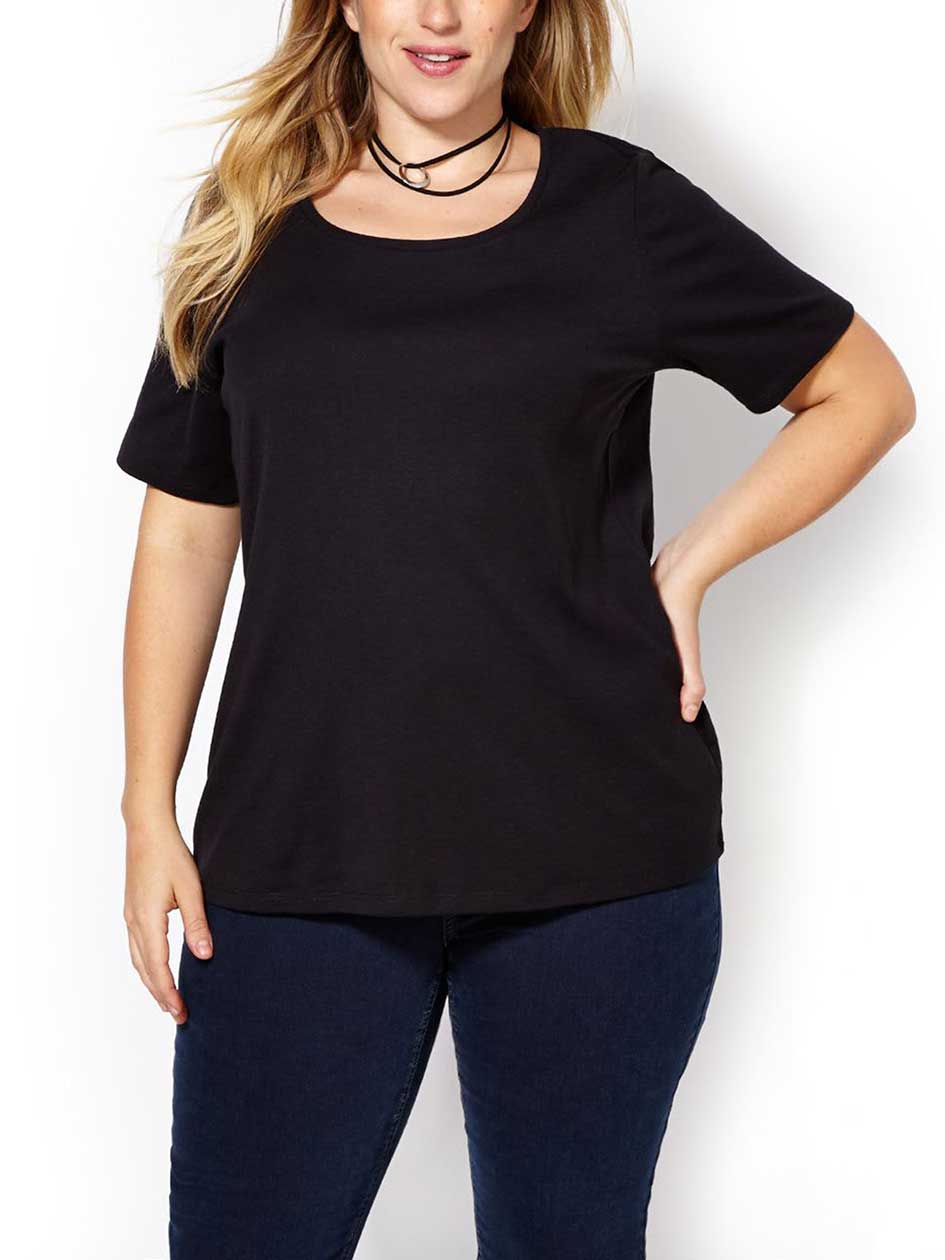 Shaped Fit Scoop Neck T-Shirt Shaped Fit Scoop Neck T-Shirt