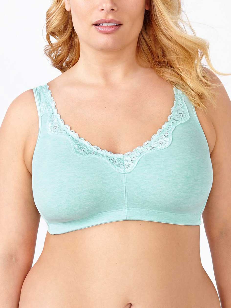 Ti Voglio Wirefree Cotton Bra with Lace Ti Voglio Wirefree Cotton Bra with Lace
