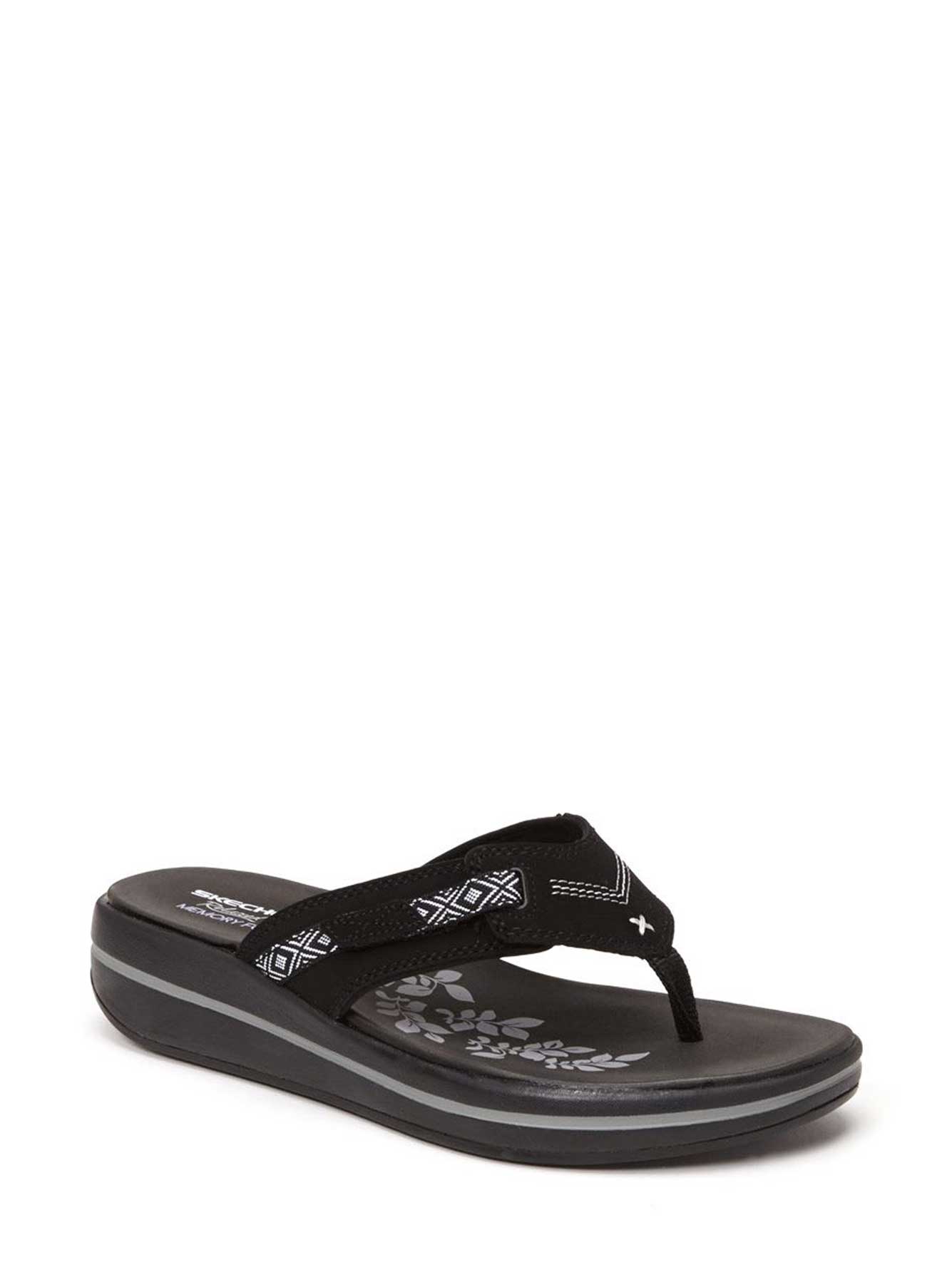 extra wide width flip flops women's