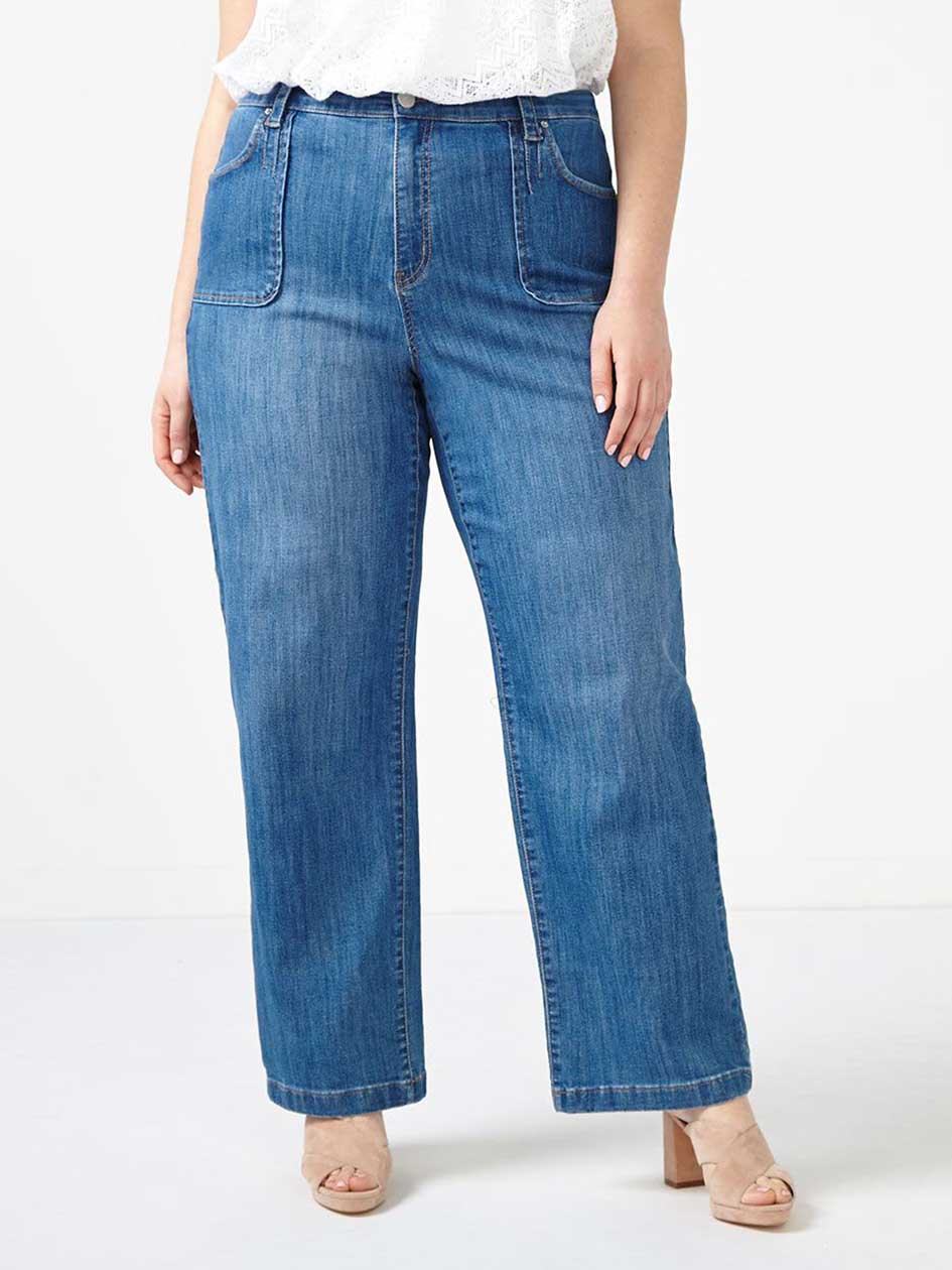 d/c JEANS Curvy Fit Wide Leg Trouser Jean d/c JEANS Curvy Fit Wide Leg Trouser Jean