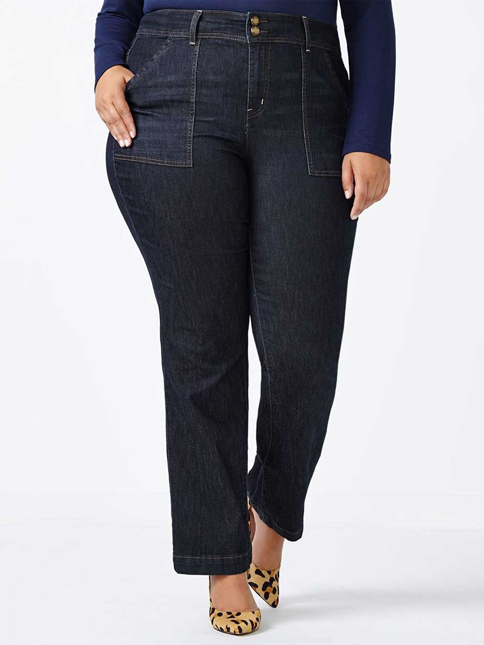 d/c JEANS Slightly Curvy Fit Bootcut Jean d/c JEANS Slightly Curvy Fit Bootcut Jean