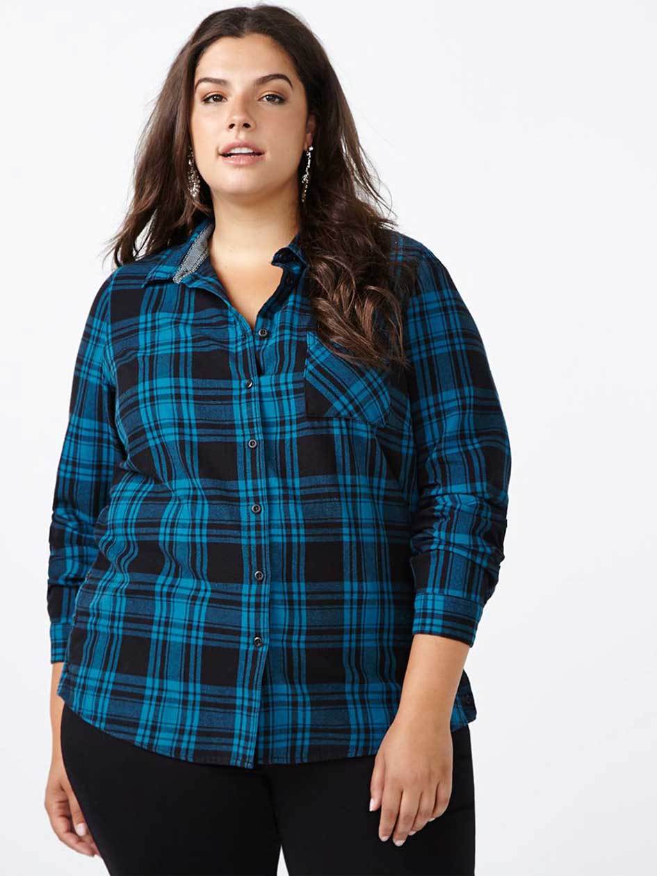 d/c JEANS Cotton Plaid Shirt d/c JEANS Cotton Plaid Shirt