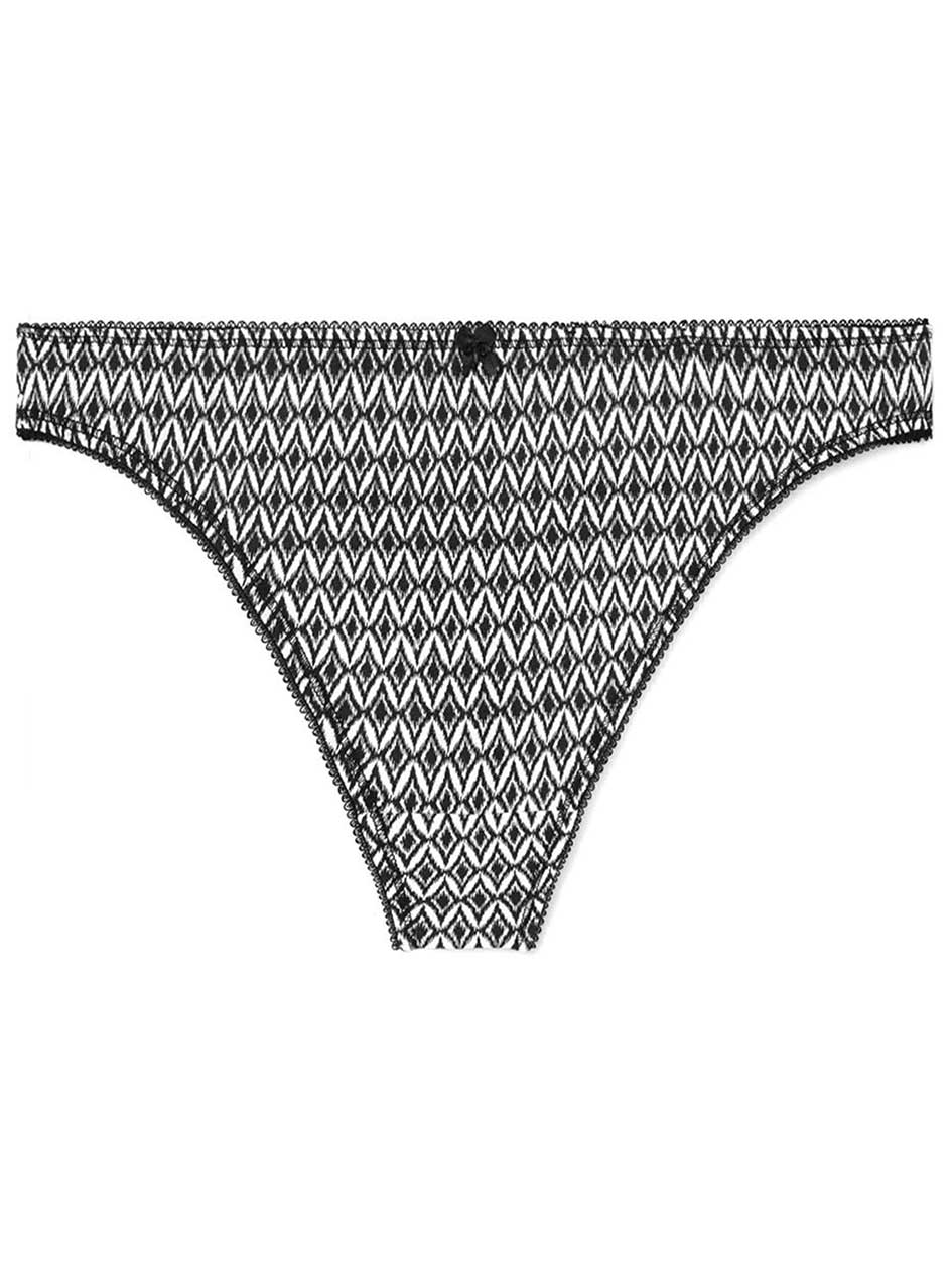 Ti Voglio Printed Cotton Thong Panty Ti Voglio Printed Cotton Thong Panty