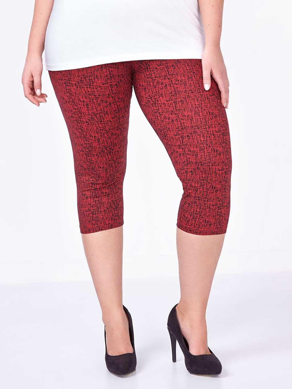 Printed Capri Legging Printed Capri Legging
