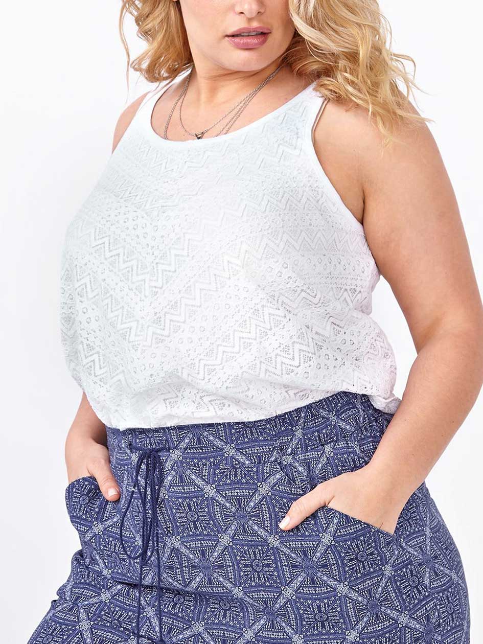 d/c JEANS Sleeveless Lace Top d/c JEANS Sleeveless Lace Top