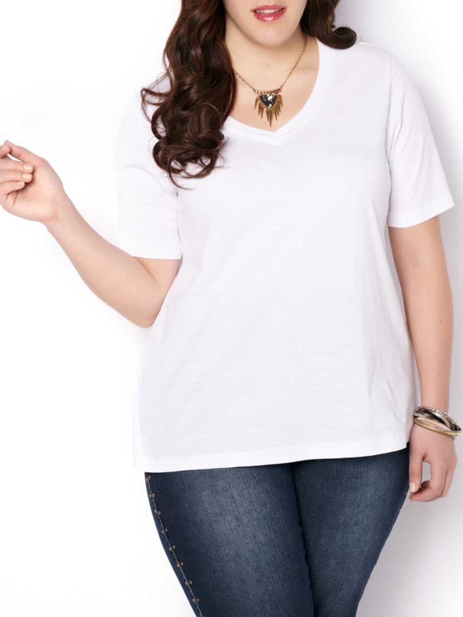 Shaped Fit Basic T-Shirt Shaped Fit Basic T-Shirt
