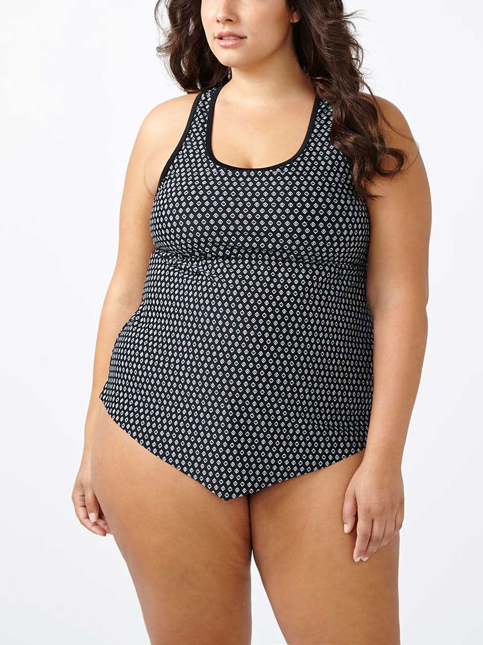 Sea - Printed Handkerchief Tankini Top Sea - Printed Handkerchief Tankini Top