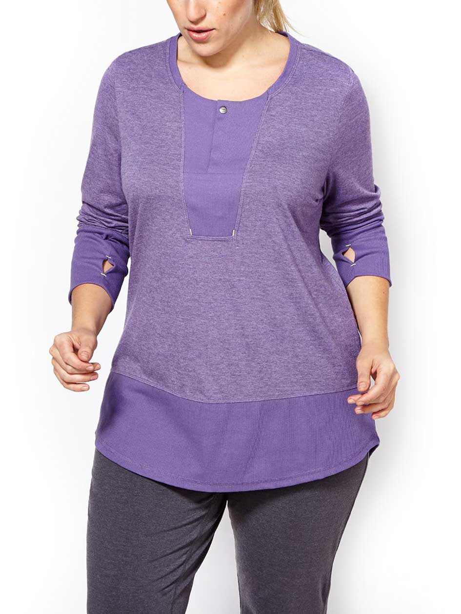 Sports - Plus-Size Long Sleeve Pullover Sports - Plus-Size Long Sleeve Pullover