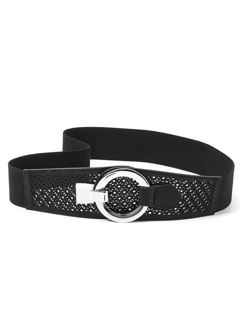 Elastic Belt with Cut Out Detailing Elastic Belt with Cut Out Detailing