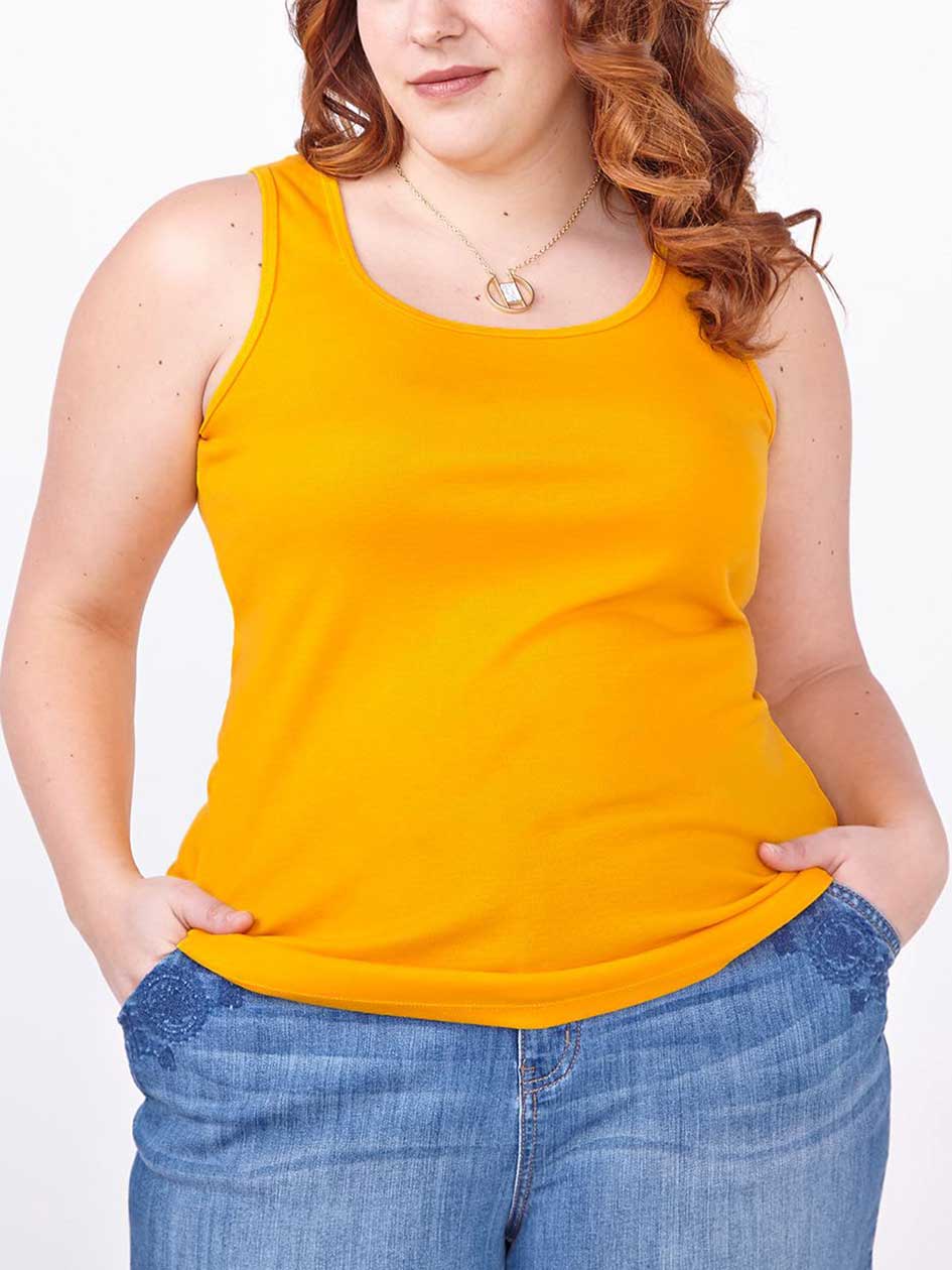 Shaped Fit Basic Tank Top Shaped Fit Basic Tank Top