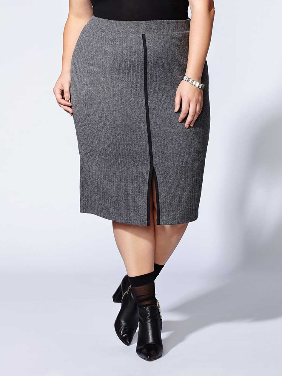 Tess Holliday - Ribbed Midi Skirt Tess Holliday - Ribbed Midi Skirt