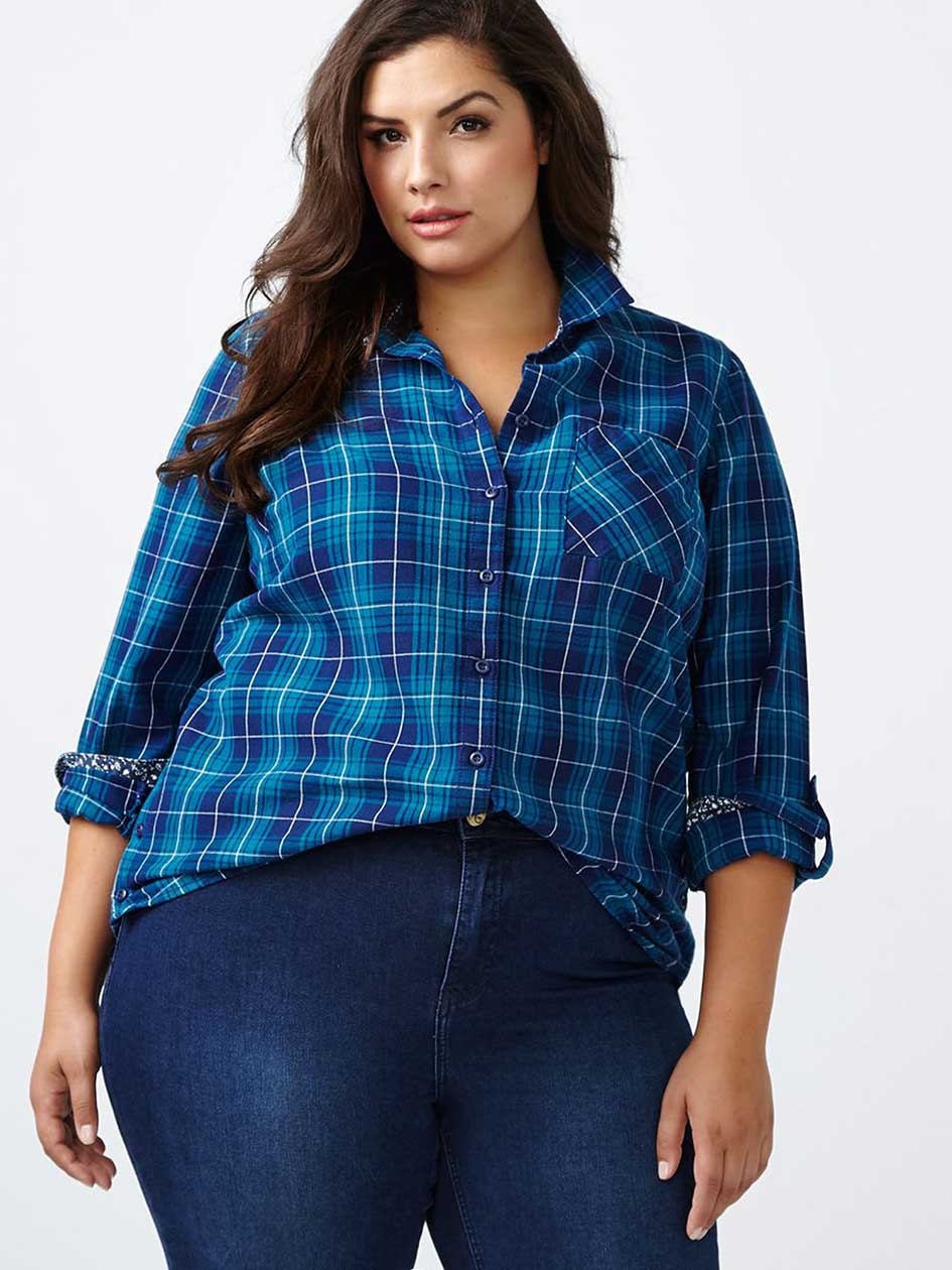 d/c JEANS Cotton Plaid Shirt d/c JEANS Cotton Plaid Shirt