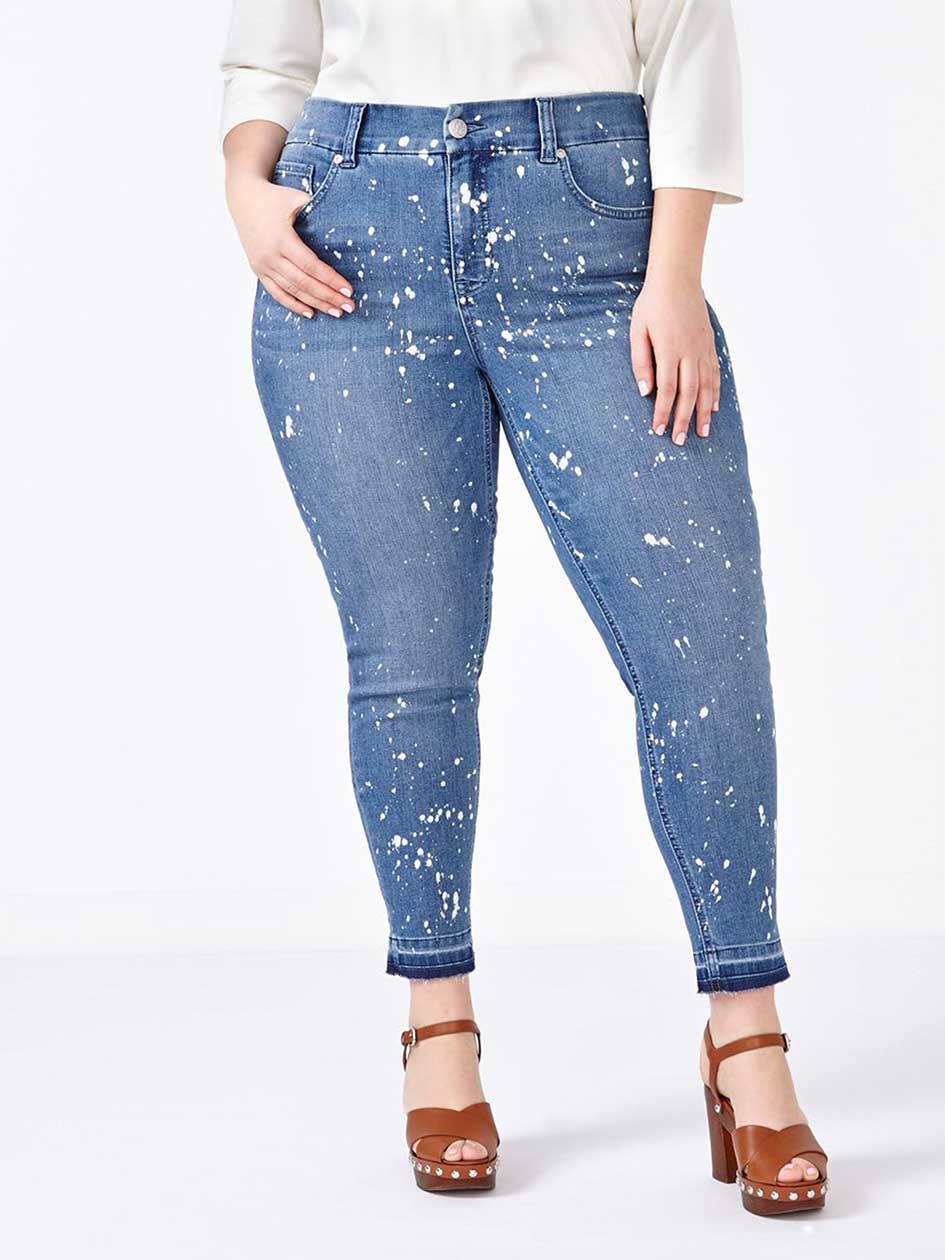 MELISSA McCARTHY Bleached Pencil Jean MELISSA McCARTHY Bleached Pencil Jean