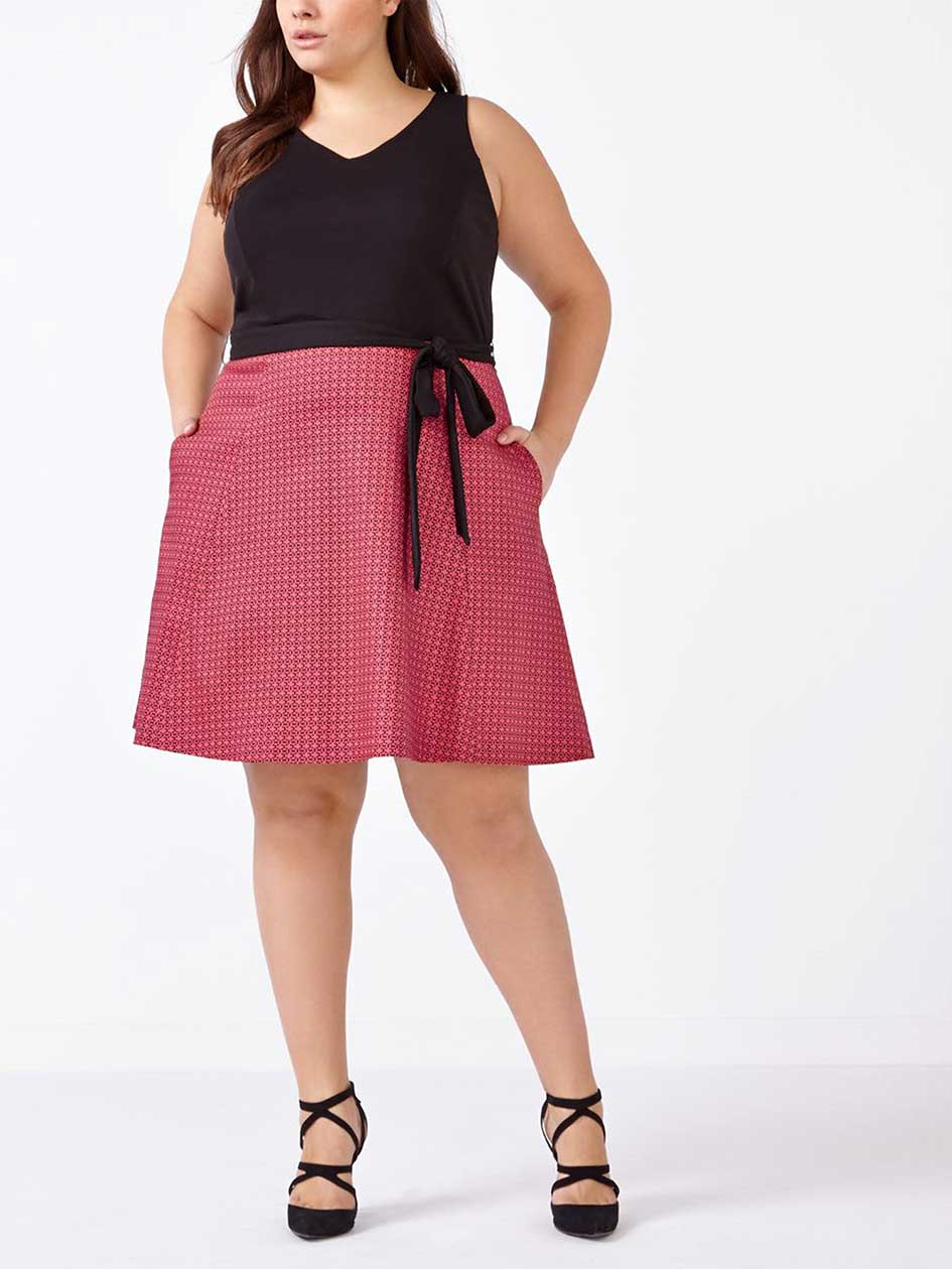 Sleeveless Fit and Flare Dress Sleeveless Fit and Flare Dress