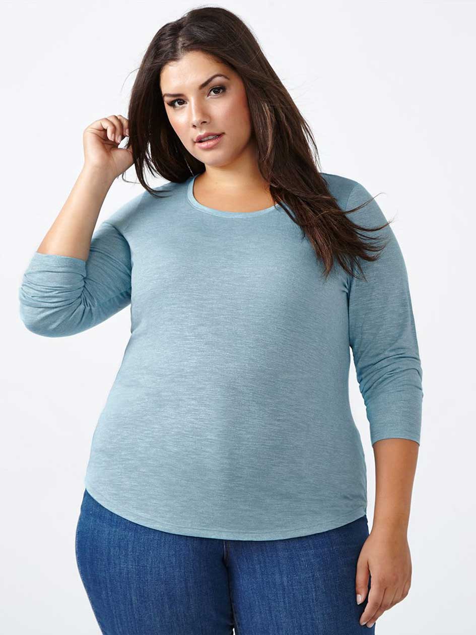 Layering Fit Long Sleeve Scoop Neck T-Shirt Layering Fit Long Sleeve Scoop Neck T-Shirt
