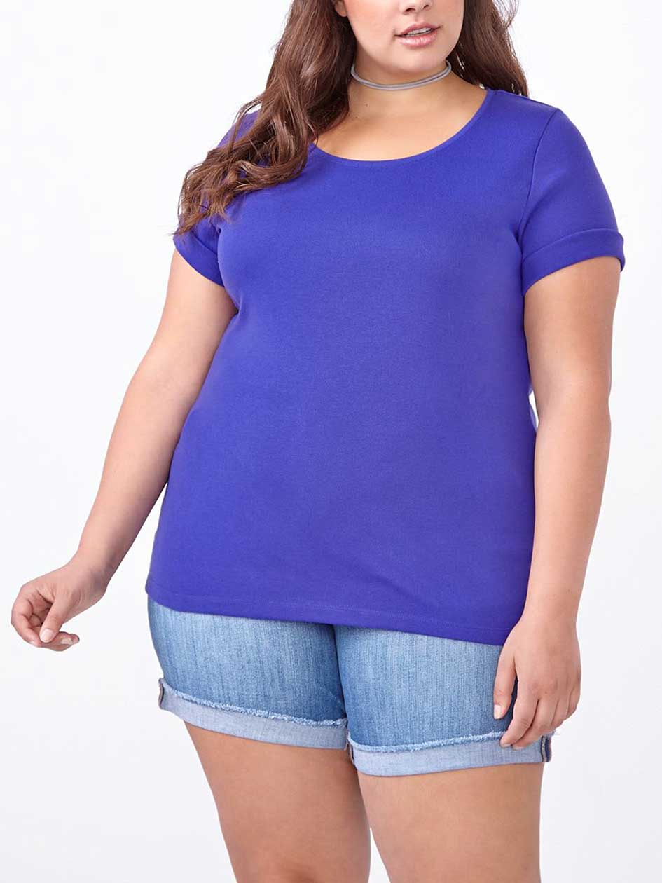 Shaped Fit Scoop Neck T-Shirt Shaped Fit Scoop Neck T-Shirt