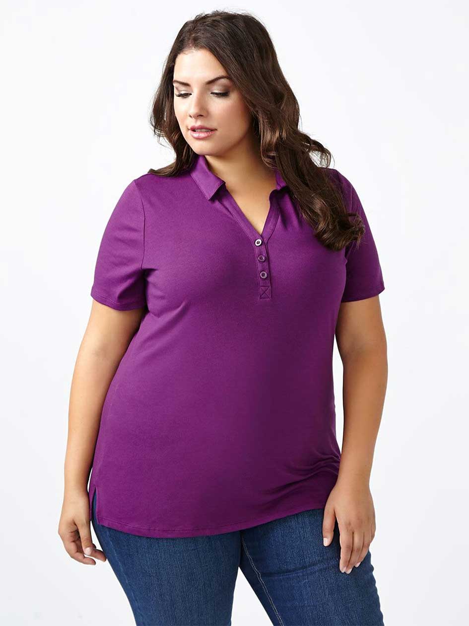 Curve Fit Polo T-Shirt Curve Fit Polo T-Shirt