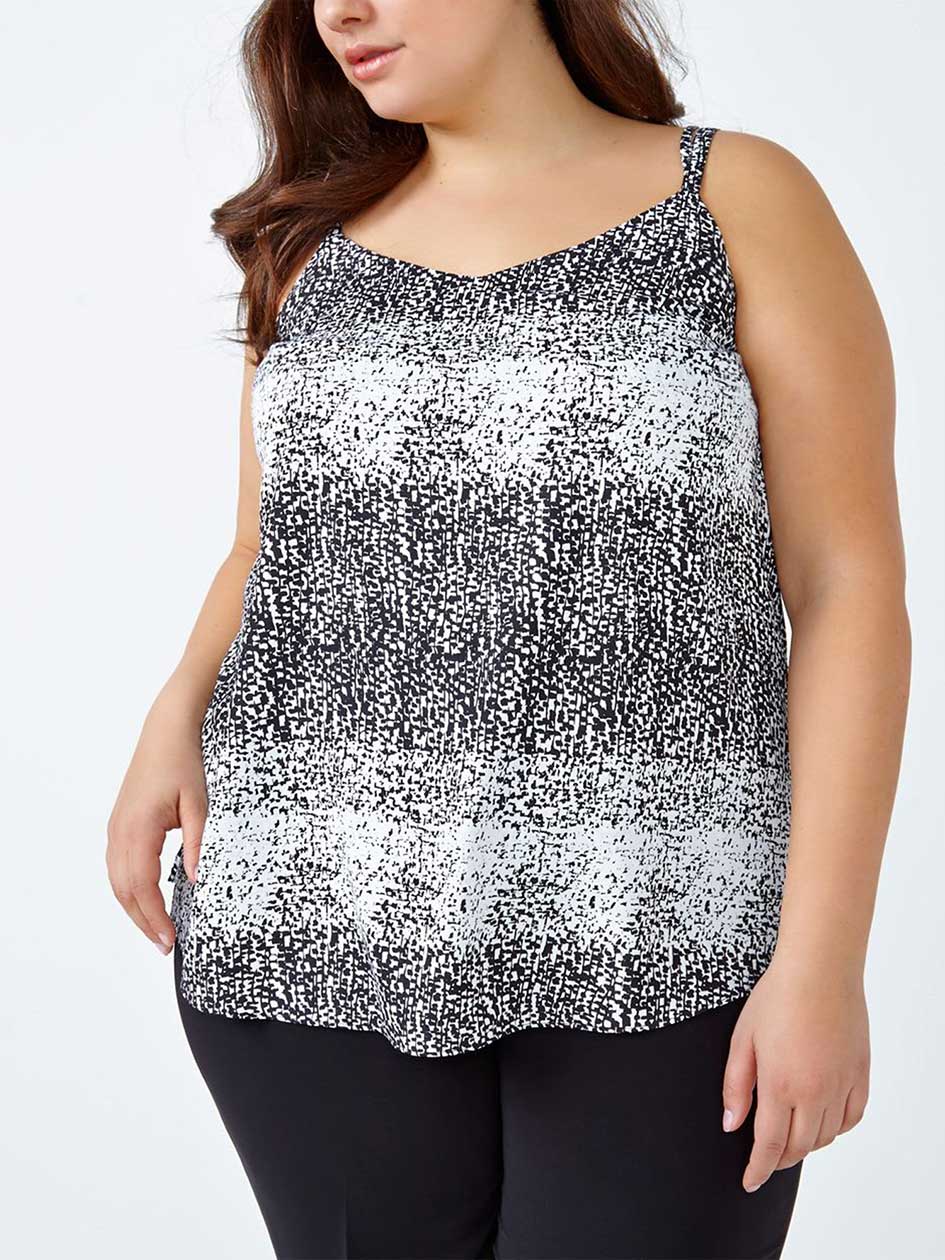 Printed Dual-Layer Shell Top Printed Dual-Layer Shell Top