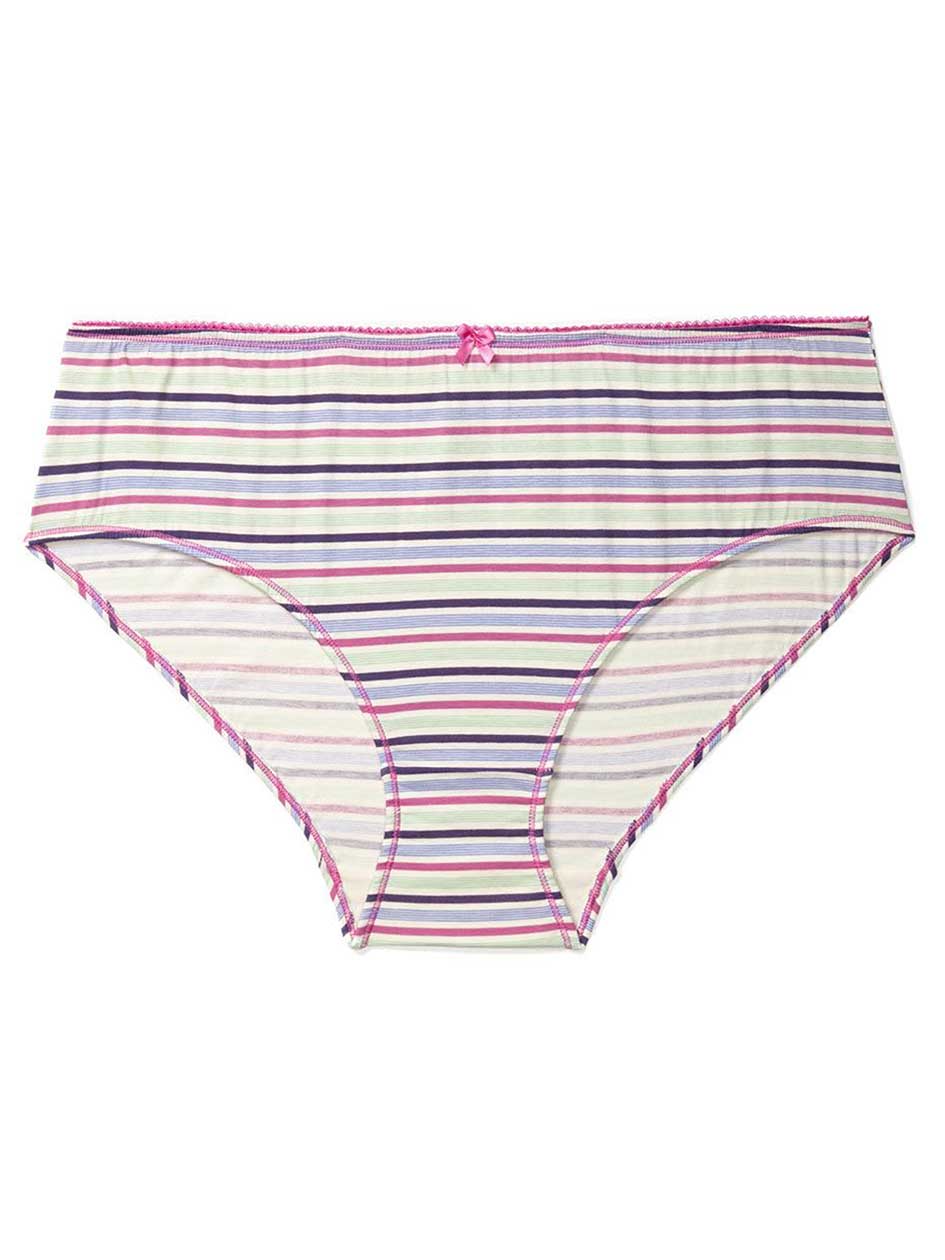 Ti Voglio Striped Cotton Hipster Panty Ti Voglio Striped Cotton Hipster Panty