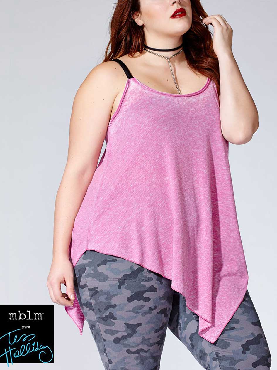 Tess Holliday - Asymmetric Cami Tess Holliday - Asymmetric Cami