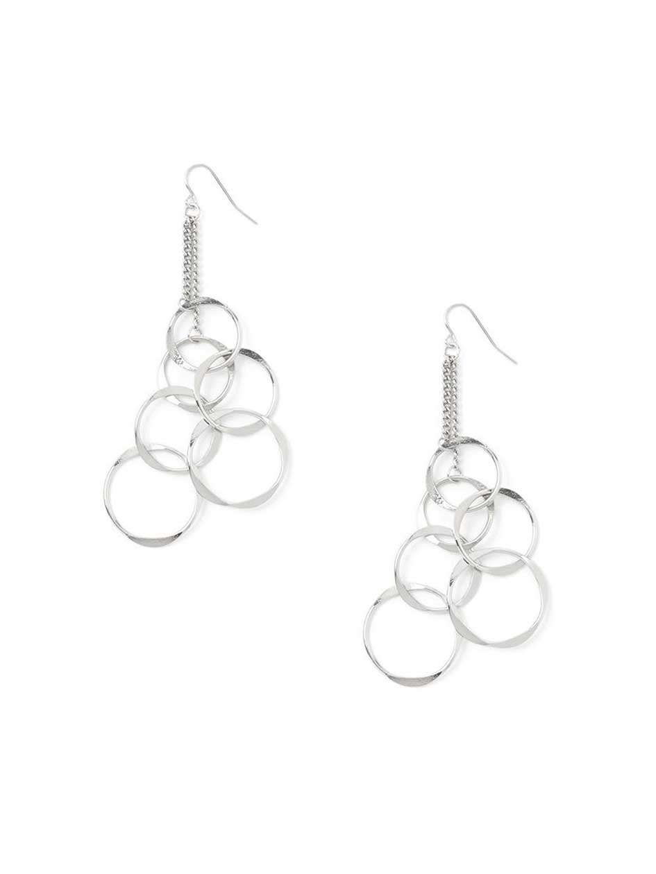 Long Earrings with Circles Long Earrings with Circles