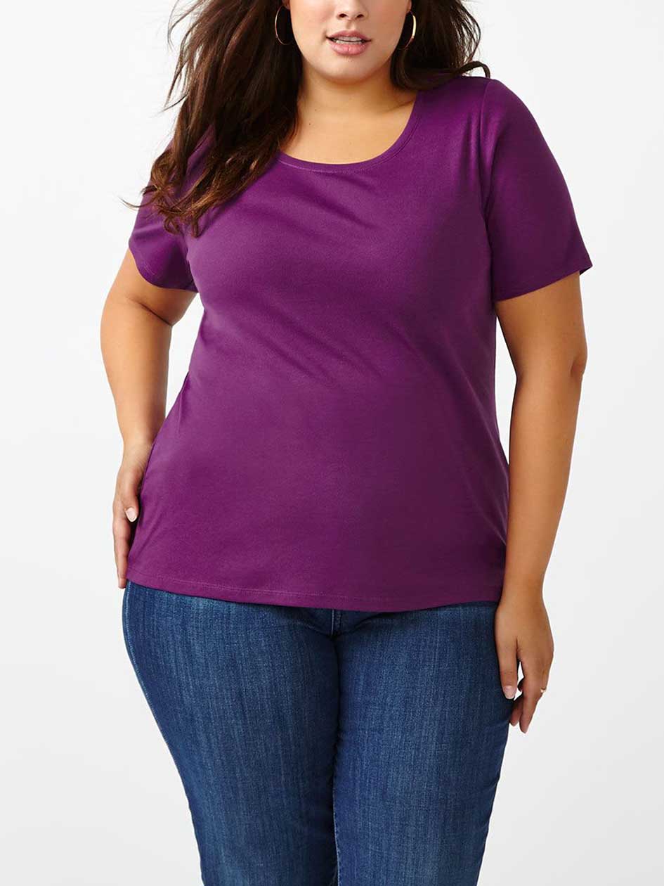 Shaped Fit Scoop Neck T-Shirt Shaped Fit Scoop Neck T-Shirt