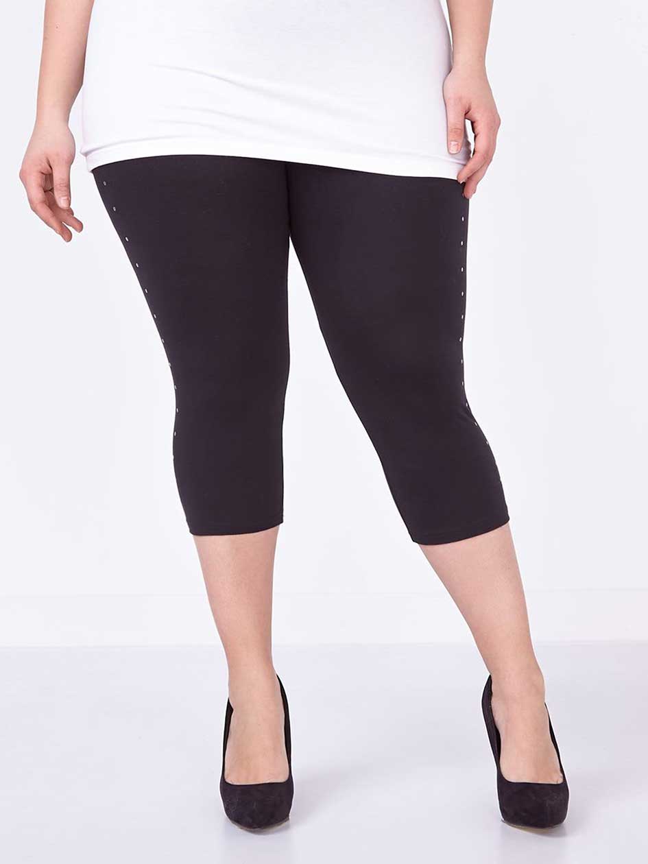 Capri Legging with Studs Capri Legging with Studs