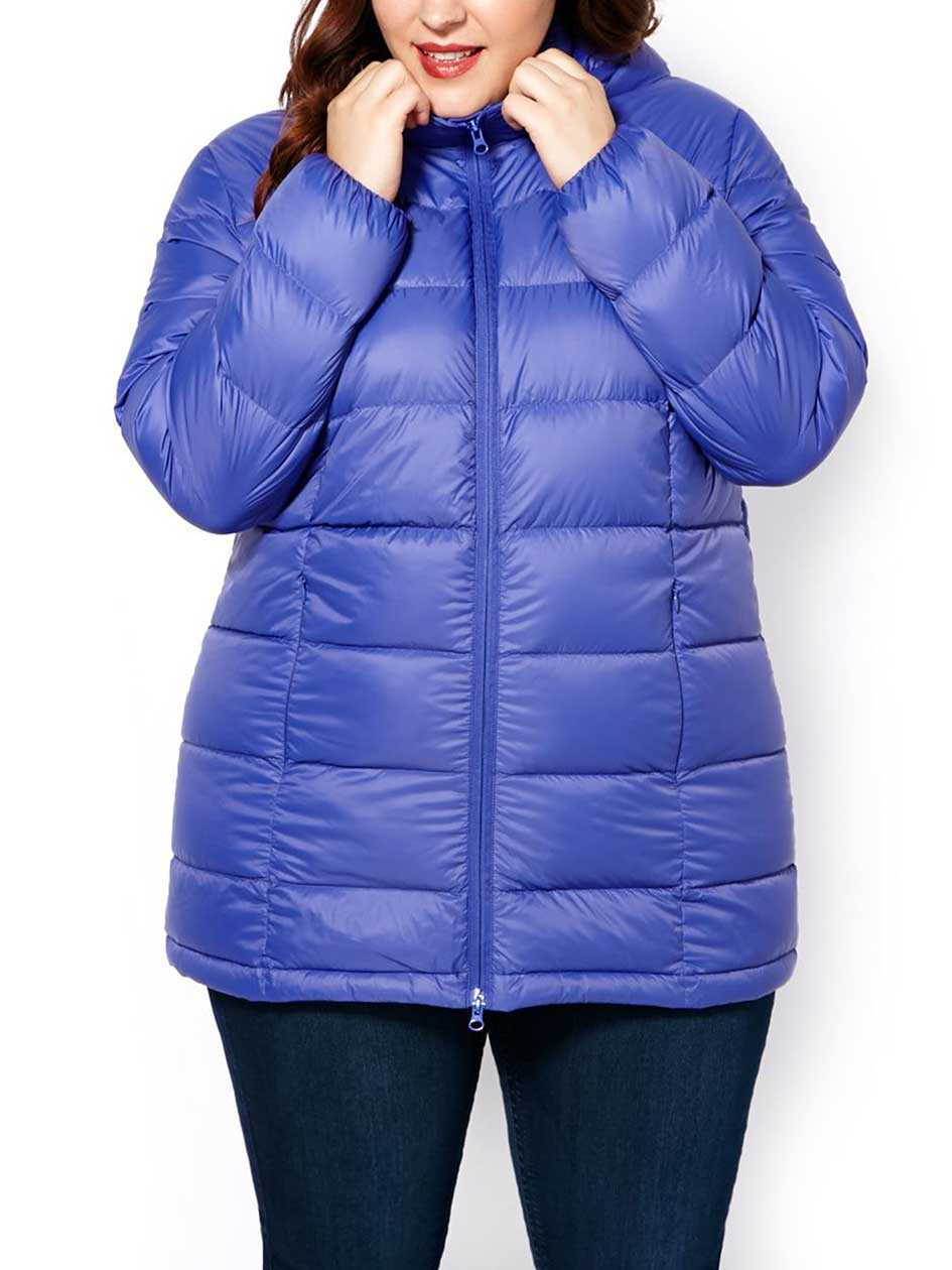 d/c JEANS Packable Hooded Down Jacket d/c JEANS Packable Hooded Down Jacket
