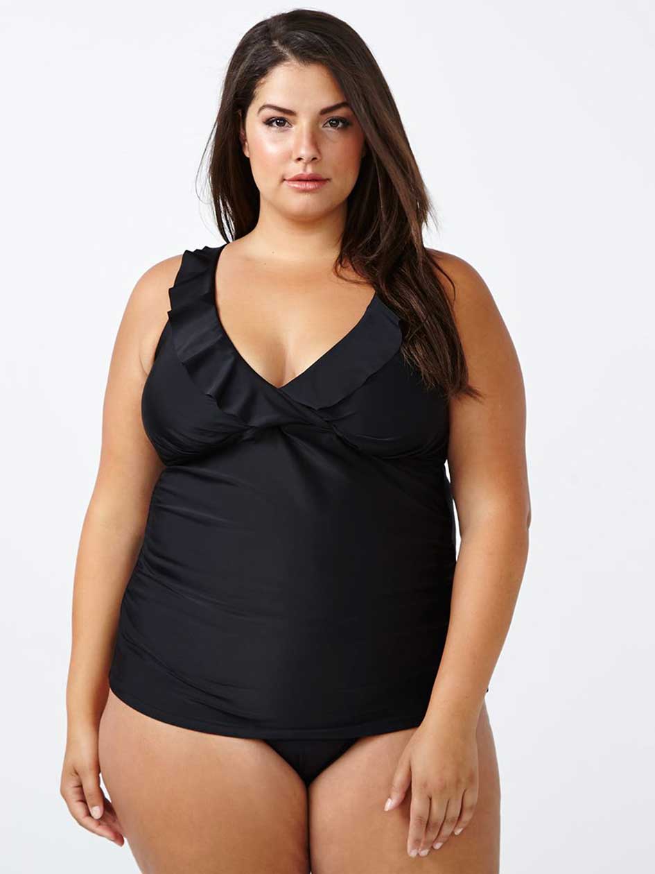 Sea - Tankini Swim Top with Ruffled Trim Sea - Tankini Swim Top with Ruffled Trim