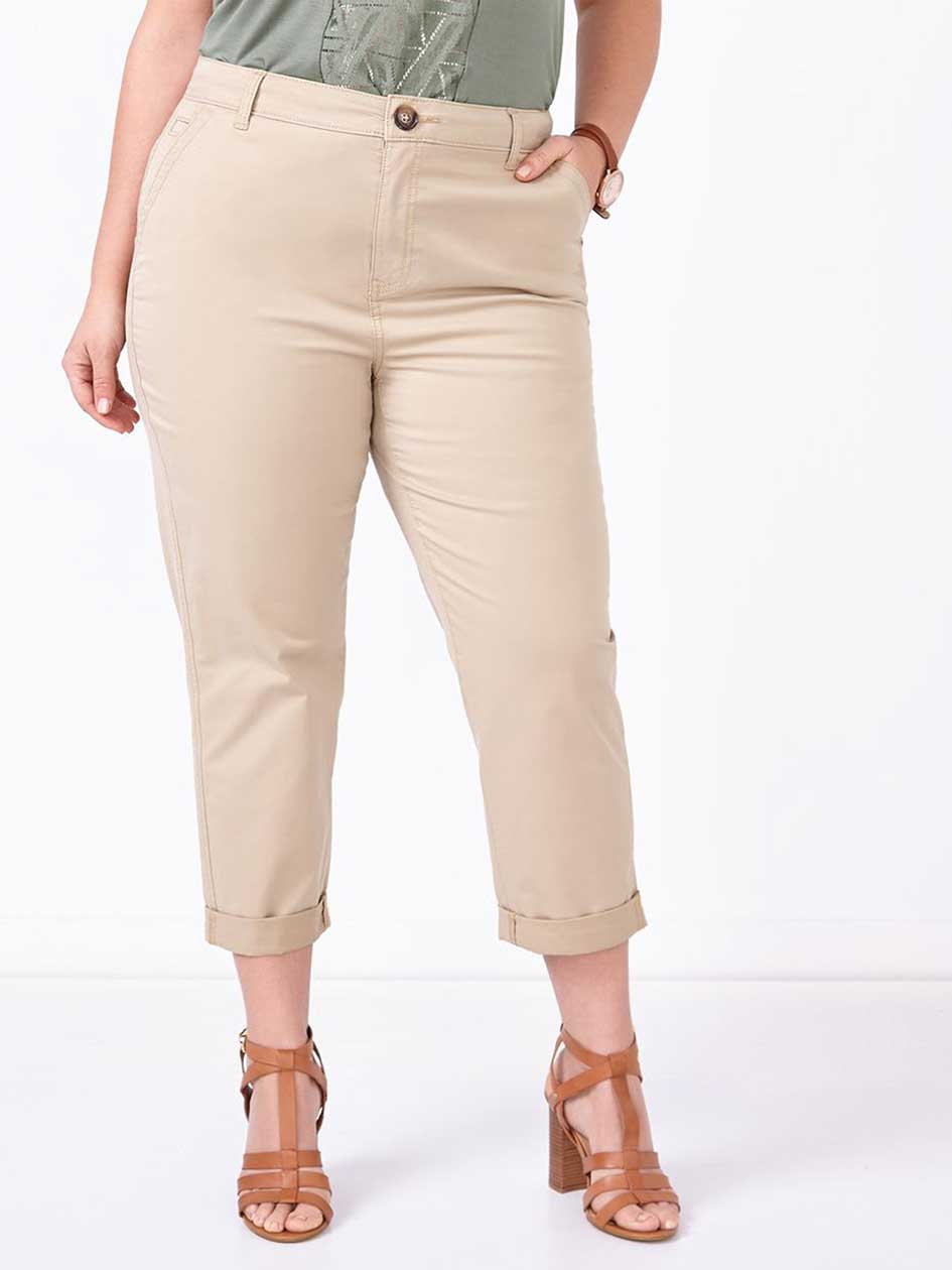 Slightly Curvy Fit Chino Capri Slightly Curvy Fit Chino Capri