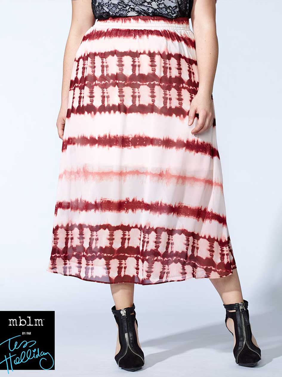 Tess Holliday - Tie Dye Maxi Skirt Tess Holliday - Tie Dye Maxi Skirt