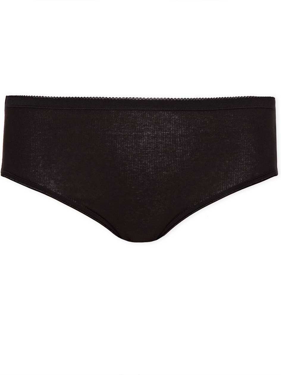 Ti Voglio Basic Ribbed Cotton Hipster Panty Ti Voglio Basic Ribbed Cotton Hipster Panty