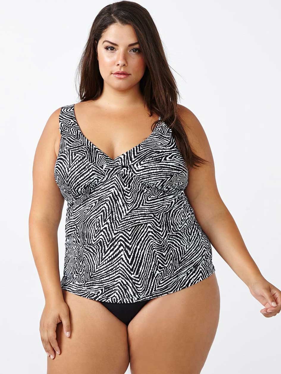Sea - Printed Tankini Swim Top Sea - Printed Tankini Swim Top