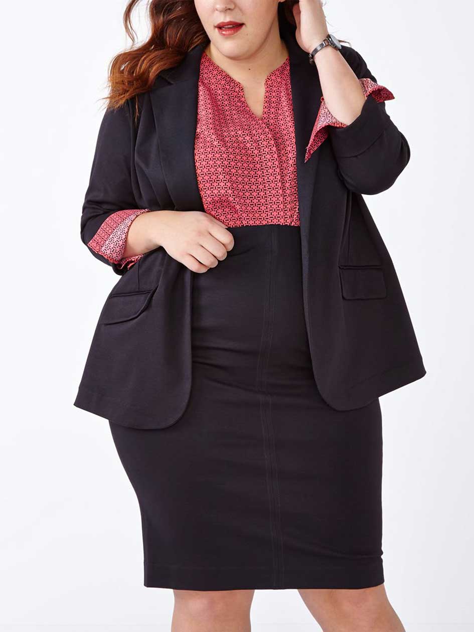 3/4 Rolled Sleeve Blazer 3/4 Rolled Sleeve Blazer