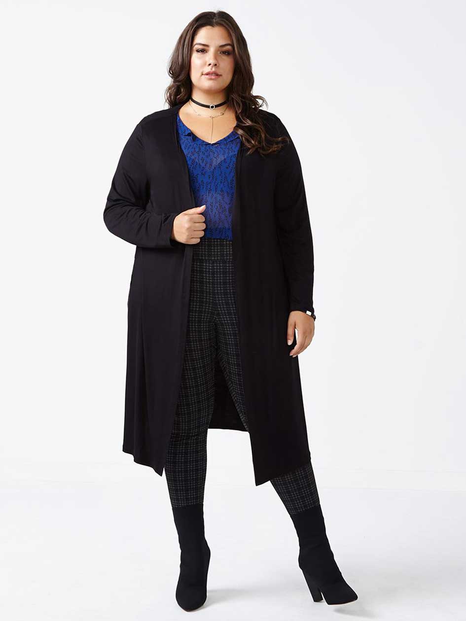 Long Cardigan with Slits Long Cardigan with Slits