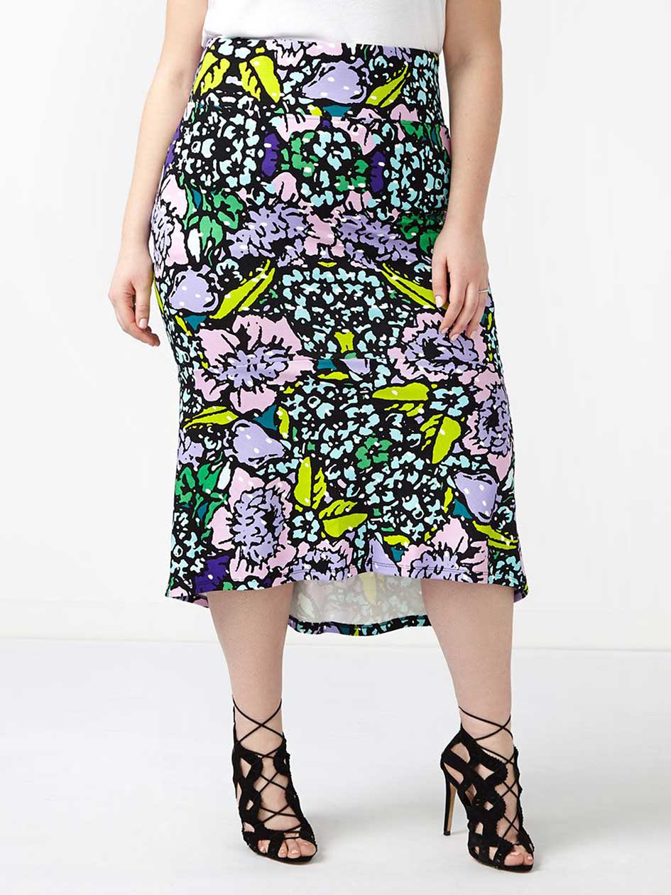 MELISSA McCARTHY Printed Ponte Skirt MELISSA McCARTHY Printed Ponte Skirt