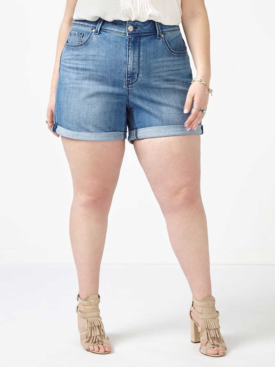 MELISSA McCARTHY Girlfriend Denim Short MELISSA McCARTHY Girlfriend Denim Short