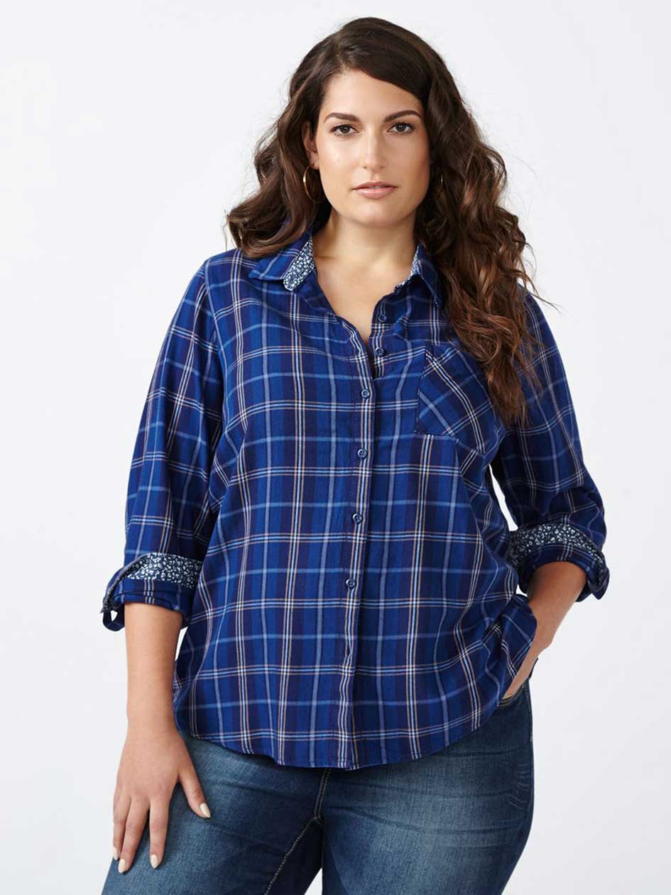 d/c JEANS Cotton Plaid Shirt d/c JEANS Cotton Plaid Shirt