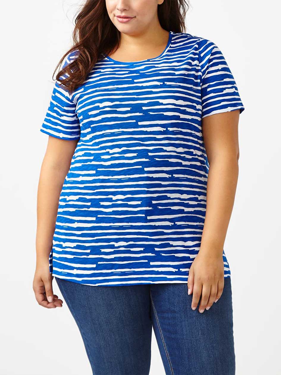 Curve Fit Printed Cotton T-Shirt Curve Fit Printed Cotton T-Shirt