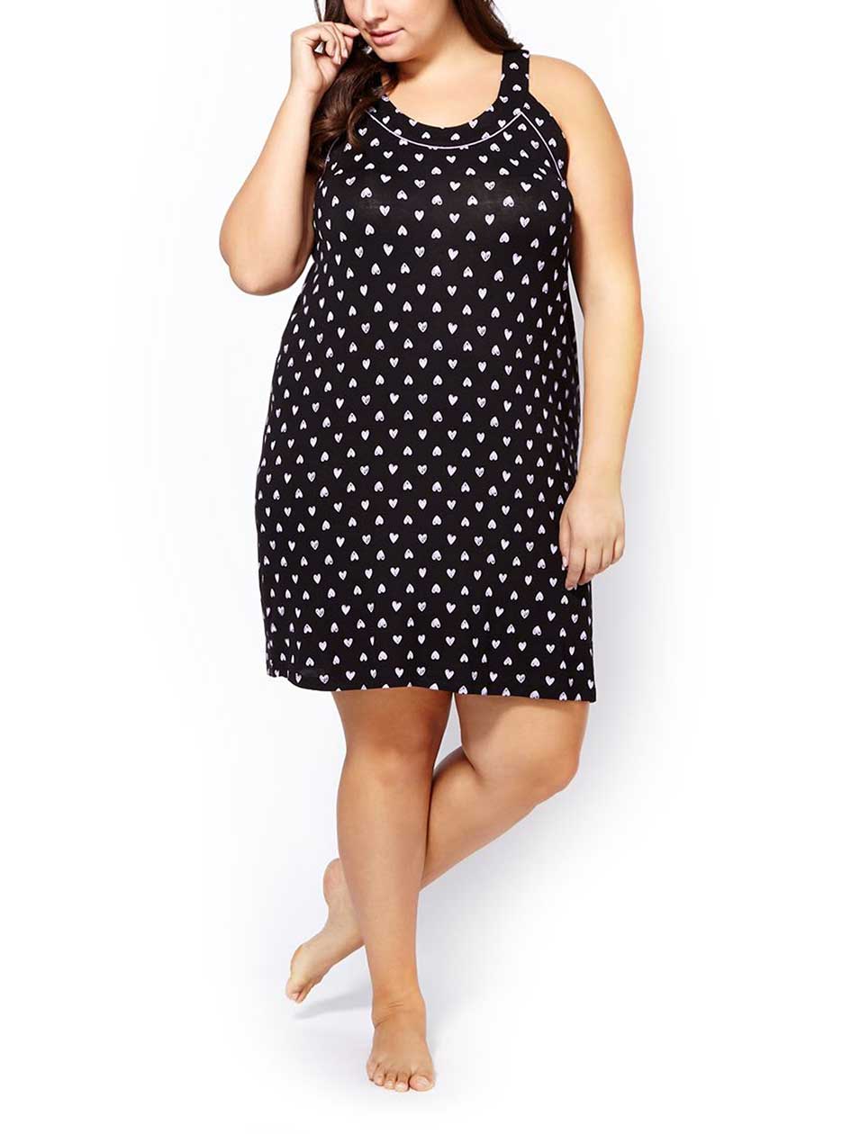 Ti Voglio Sleeveless Printed Sleepshirt Ti Voglio Sleeveless Printed Sleepshirt