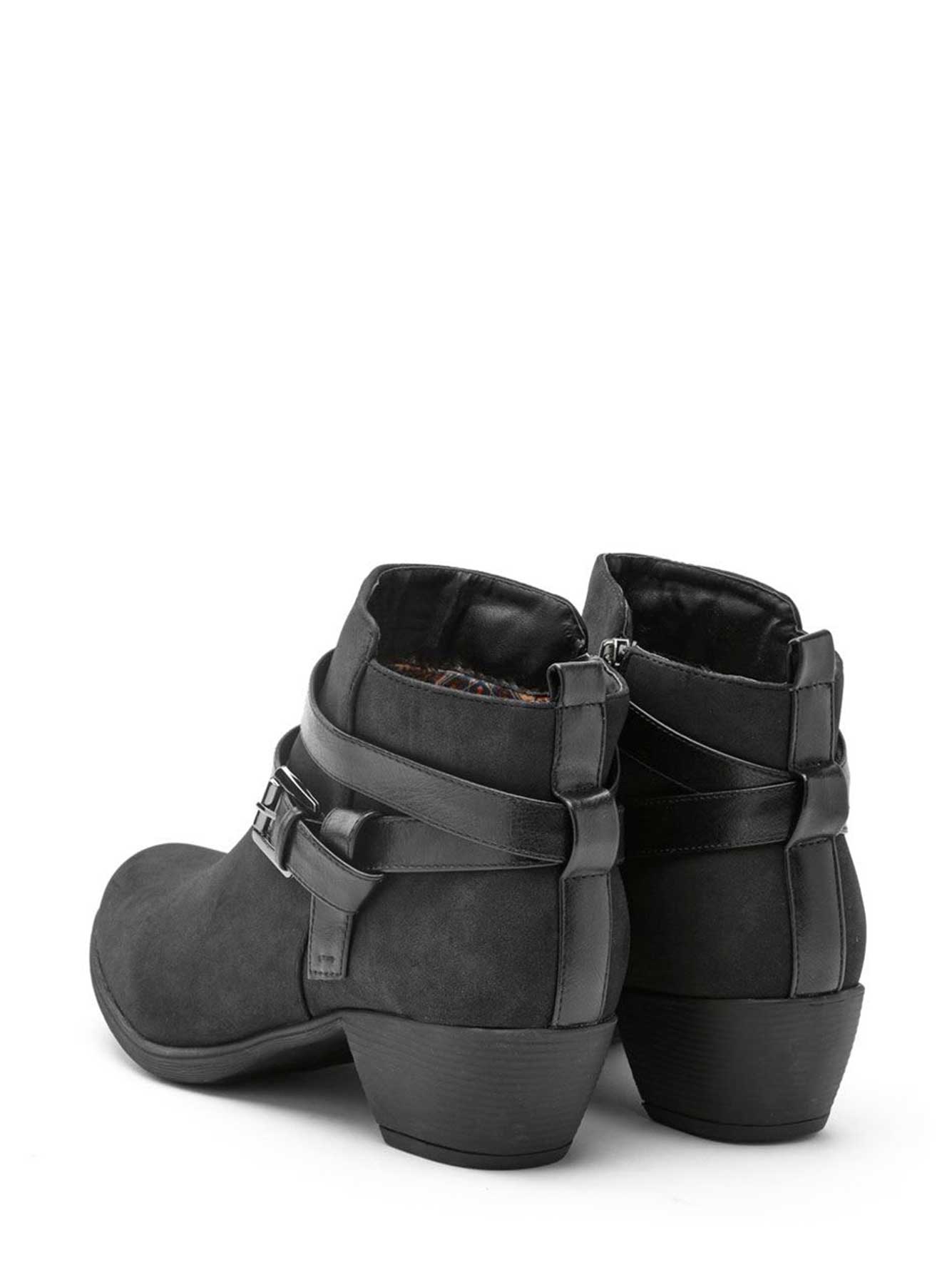 wide width platform booties