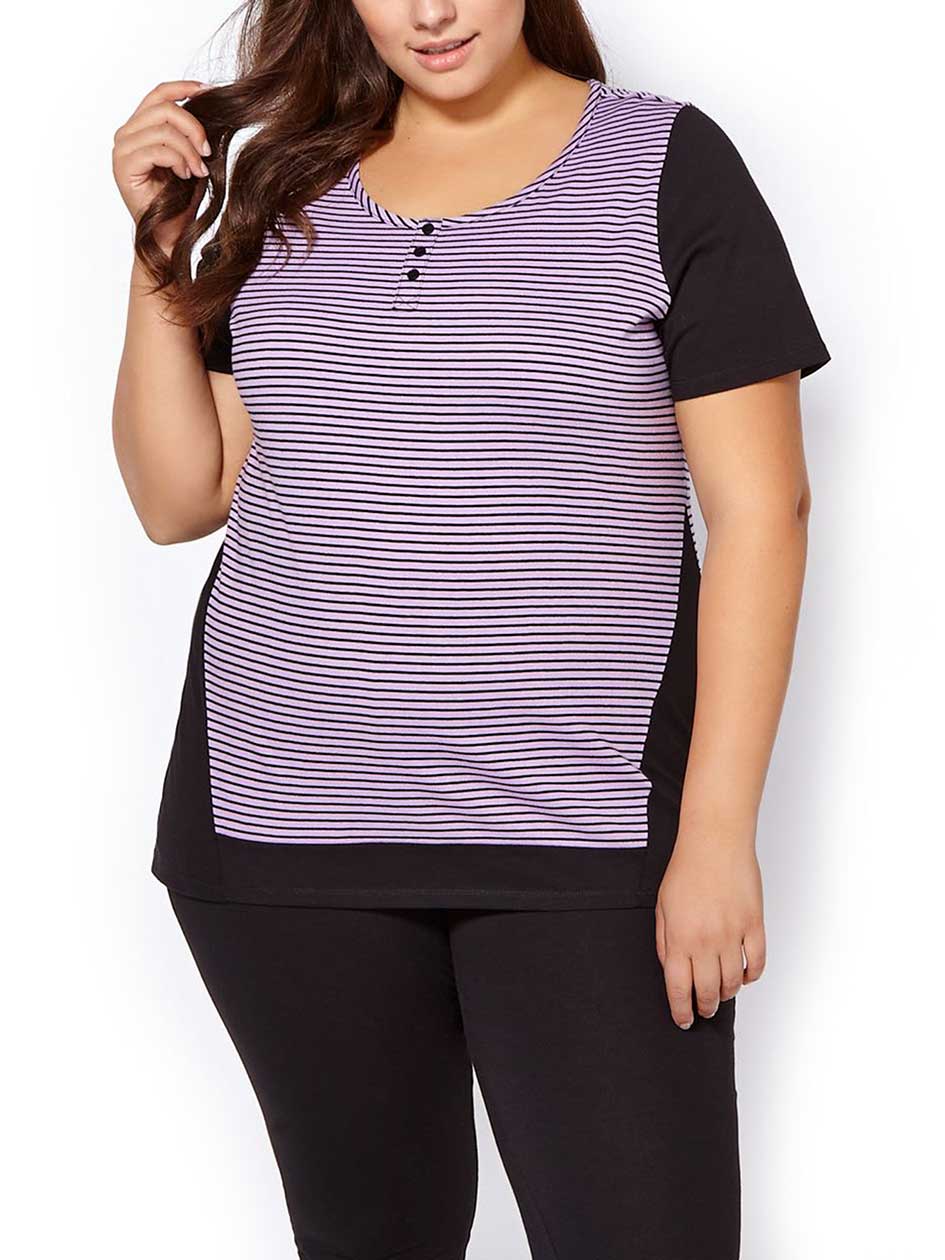 Ti Voglio Printed Cotton PJ Top Ti Voglio Printed Cotton PJ Top