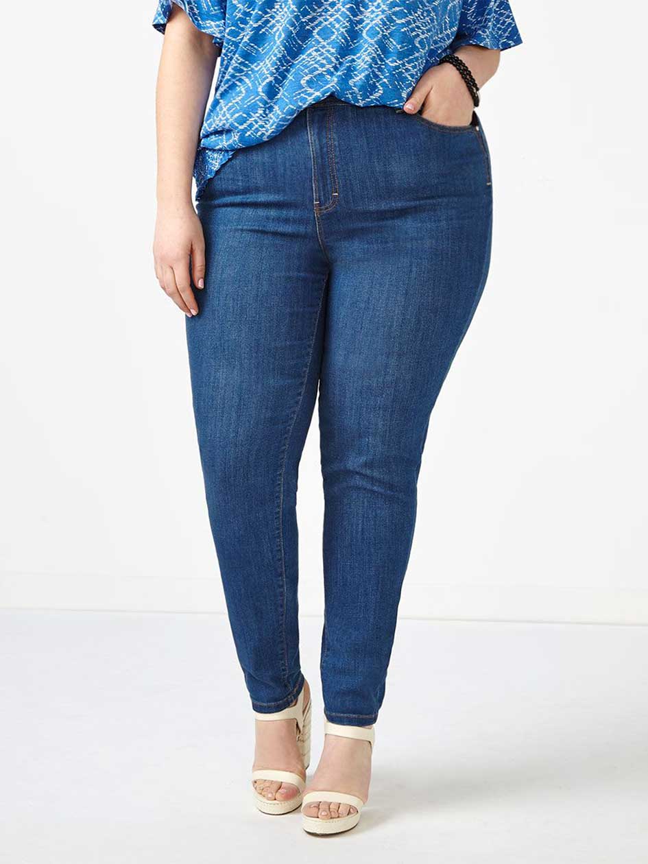 d/c JEANS Straight Fit Skinny Jean d/c JEANS Straight Fit Skinny Jean