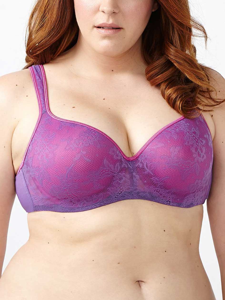 Ti Voglio Padded T-shirt Bra with Lace G & H Ti Voglio Padded T-shirt Bra with Lace G & H