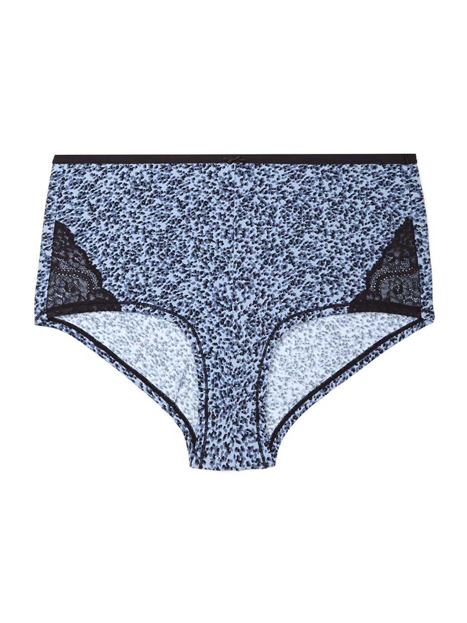 Ti Voglio Printed Boyshort Panty with Lace Ti Voglio Printed Boyshort Panty with Lace