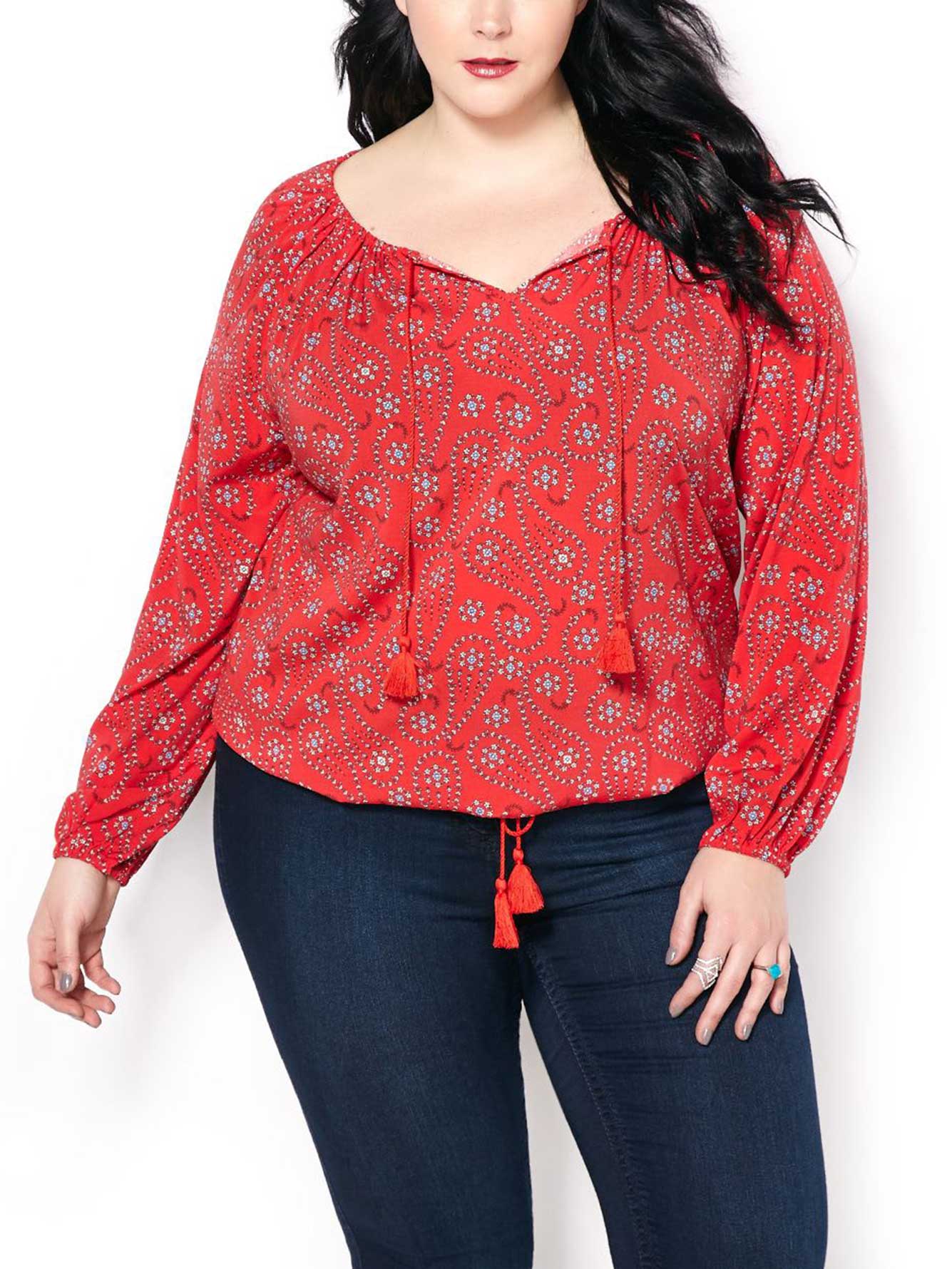 long peasant blouse